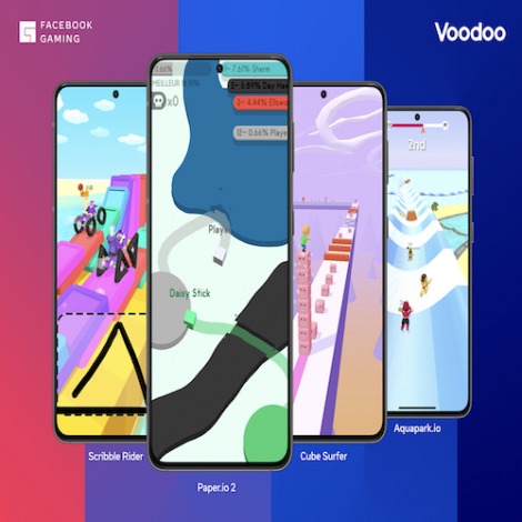 Voodoo 在 Facebook Gaming 上推出 5 款超休闲游戏